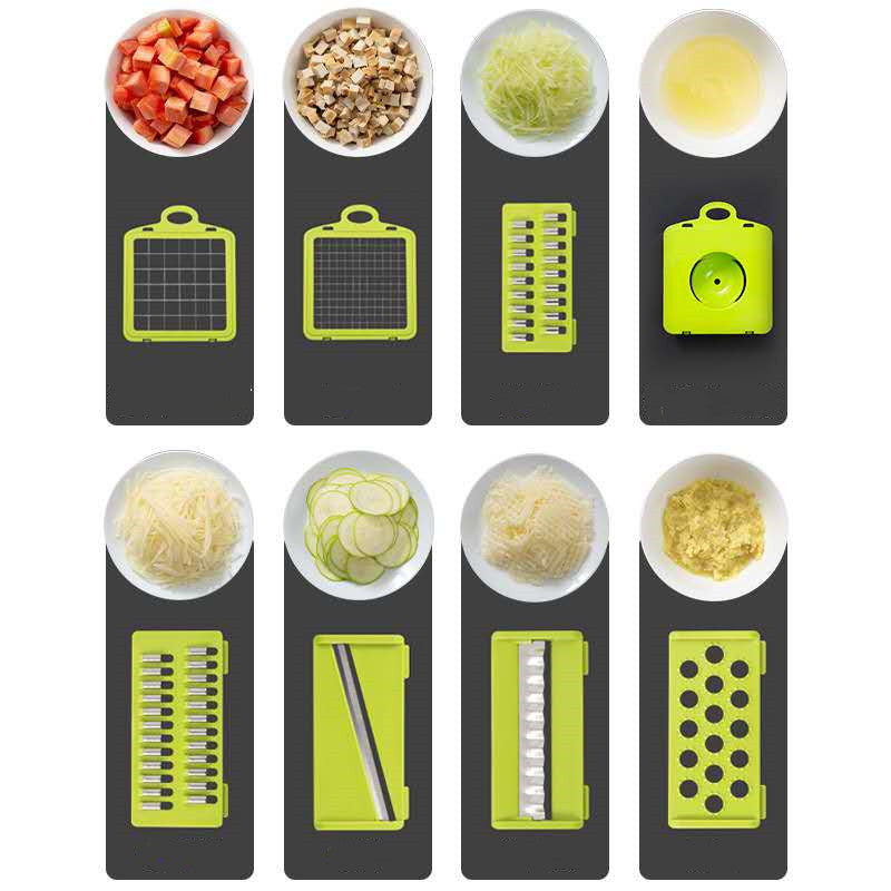 Multifunctional Vegetable Cutter Fruit Chopper Slicer Cutting Tool Manual