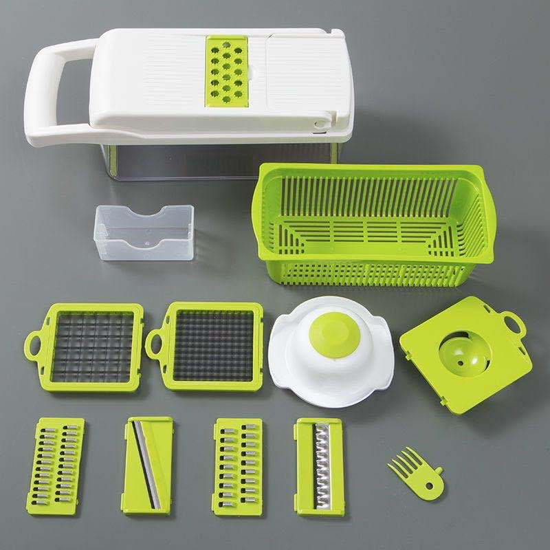 Multifunctional Vegetable Cutter Fruit Chopper Slicer Cutting Tool Manual